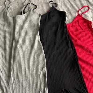 DRESS BUNDLE Size XL colors blk/gray/red NWOT